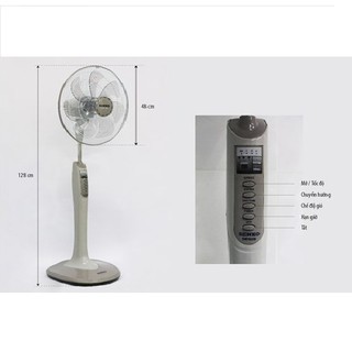 Quạt đứng có remote SENKO DR1608