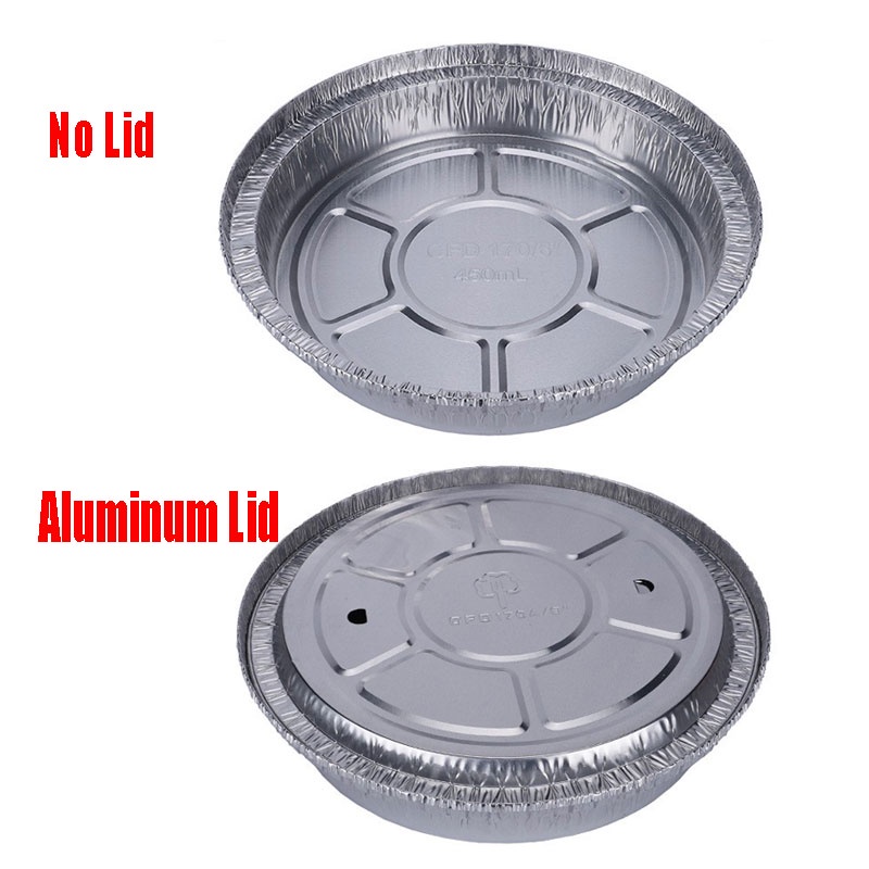 Set 10 Tấm Giấy Lá Thiếc Lót Nồi Hấp/Nướng BBQ Chống Dính Dùng Một Lần
