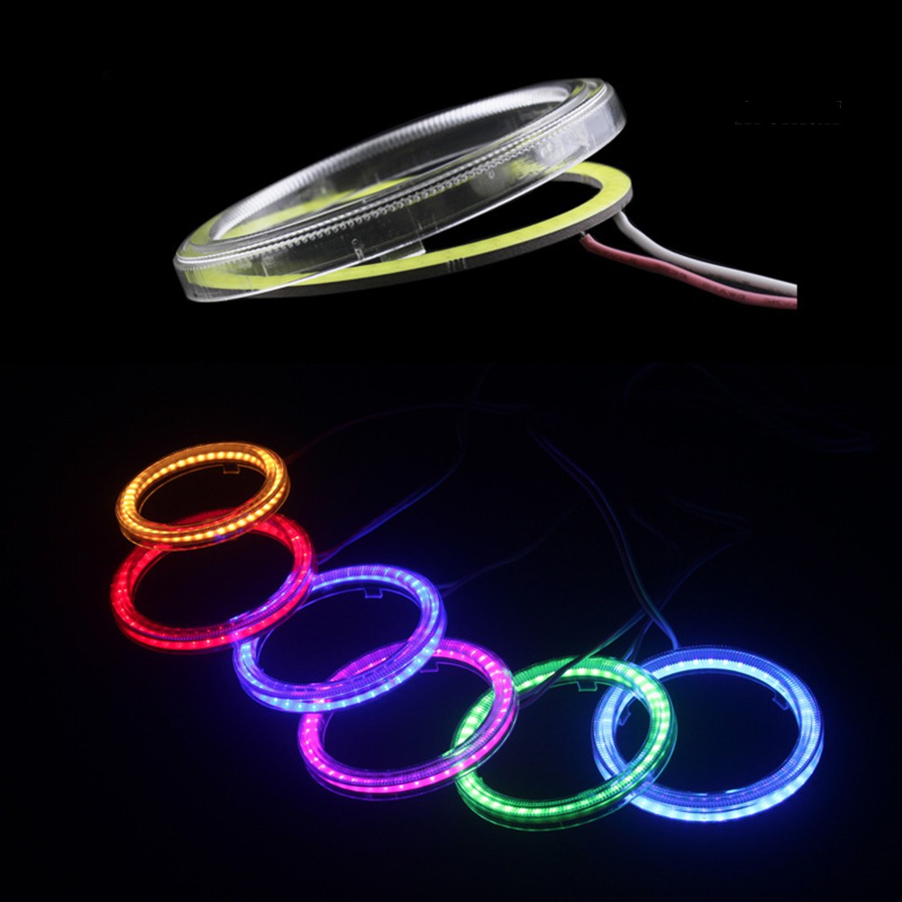 Vòng Đèn LED COB 60mm - 120mm Cho Xe Hơi