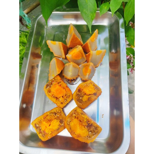 Bánh trung thu 2 trứng 220 gram nhân sen, đậu, dừa, môn, thập cẩm, đậu đen