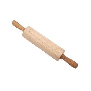 Lăn bột gỗ cán xoay 38cm- 41cm