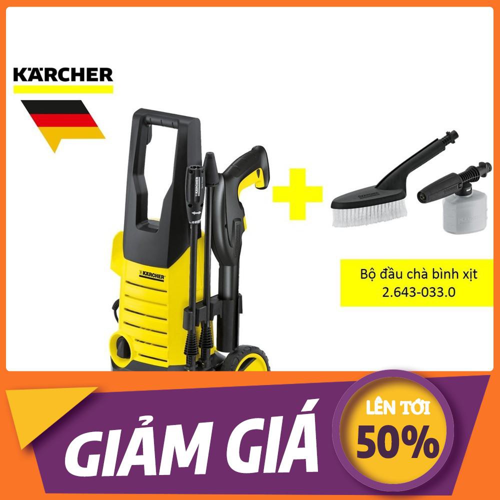 [SIÊU KM] Combo máy phun rửa áp lực cao Karcher K 2.360 và  bộ đầu chà bình xịt