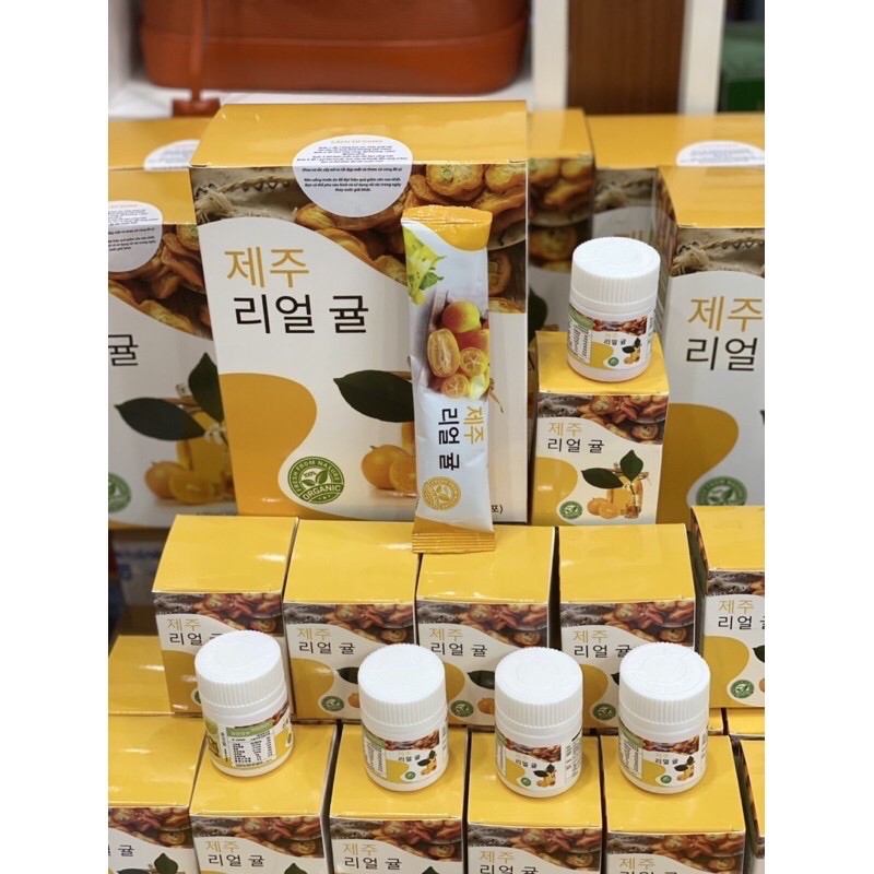 Một hộp trà giảm cân Jeju Hàn Quốc (dạng viên, hộp 20 viên)