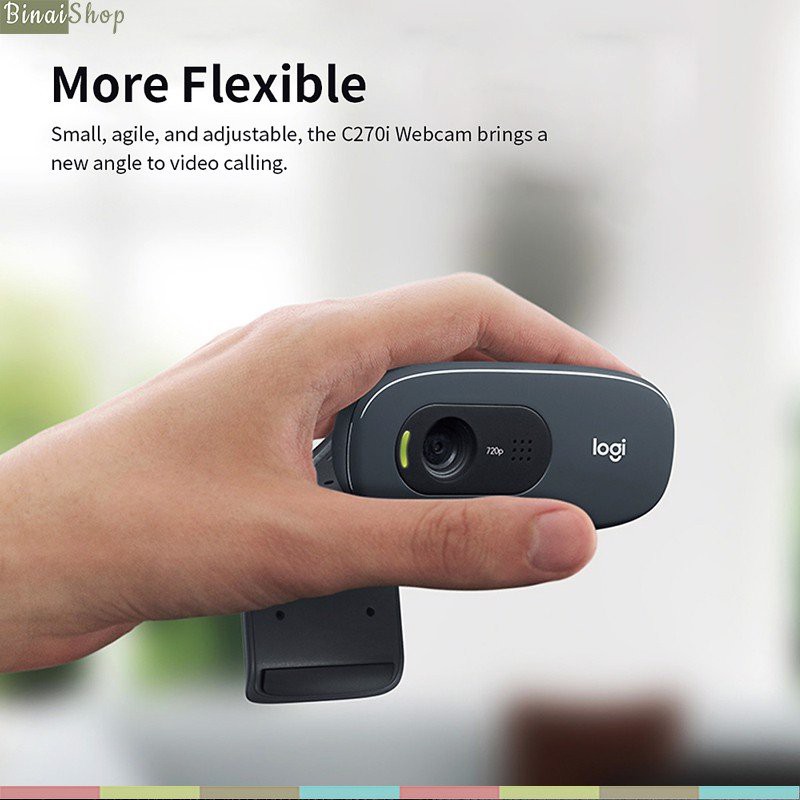 [BH: 24 tháng] Logitech C270i IPTV - Webcam Cho Tivi Android, Android Box
