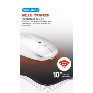 Mouse✿ 2.4G Wireless Mouse Bluetooth 5.0 Silent Dual Mode Rechargeable Mouse 【BEST】
