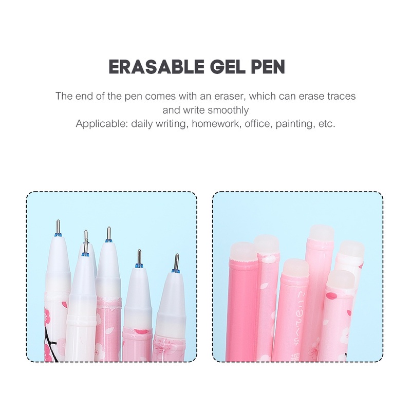 Bút Mực Gel Ngòi 0.5mm Màu Hồng Anh Đào Xinh Xắn