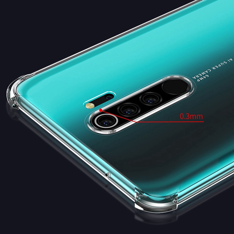 Ốp điện thoại TPU silicone dẻo chống sốc cho Xiaomi Redmi Note 8 Pro