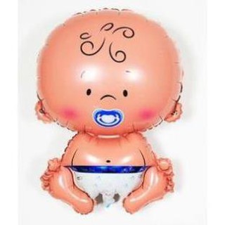 Bóng nhôm hình bé trai - bé gái 30cm