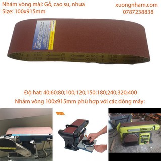 Giấy Nhám - Nhám vòng K51 size 100 - 915 mm Hạt 40-400