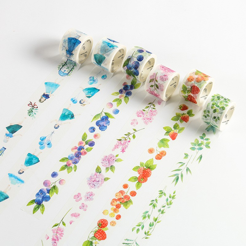 Băng dính washi tape âm nhạc trang trí planner WST128