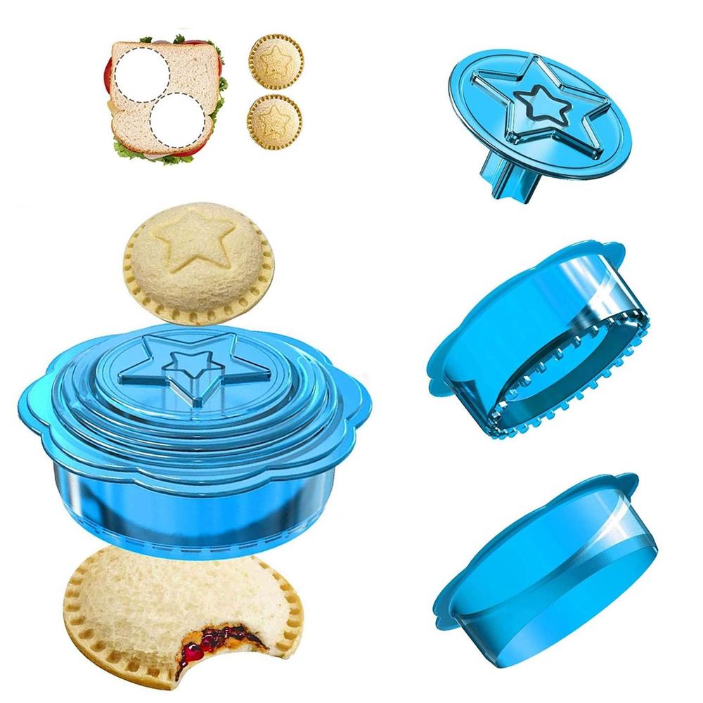 Dụng Cụ Cắt Bánh Mì AUGUSTINA Bằng Nhựa Không Gỉ Có Thể Tháo Rời Cho Trẻ Em