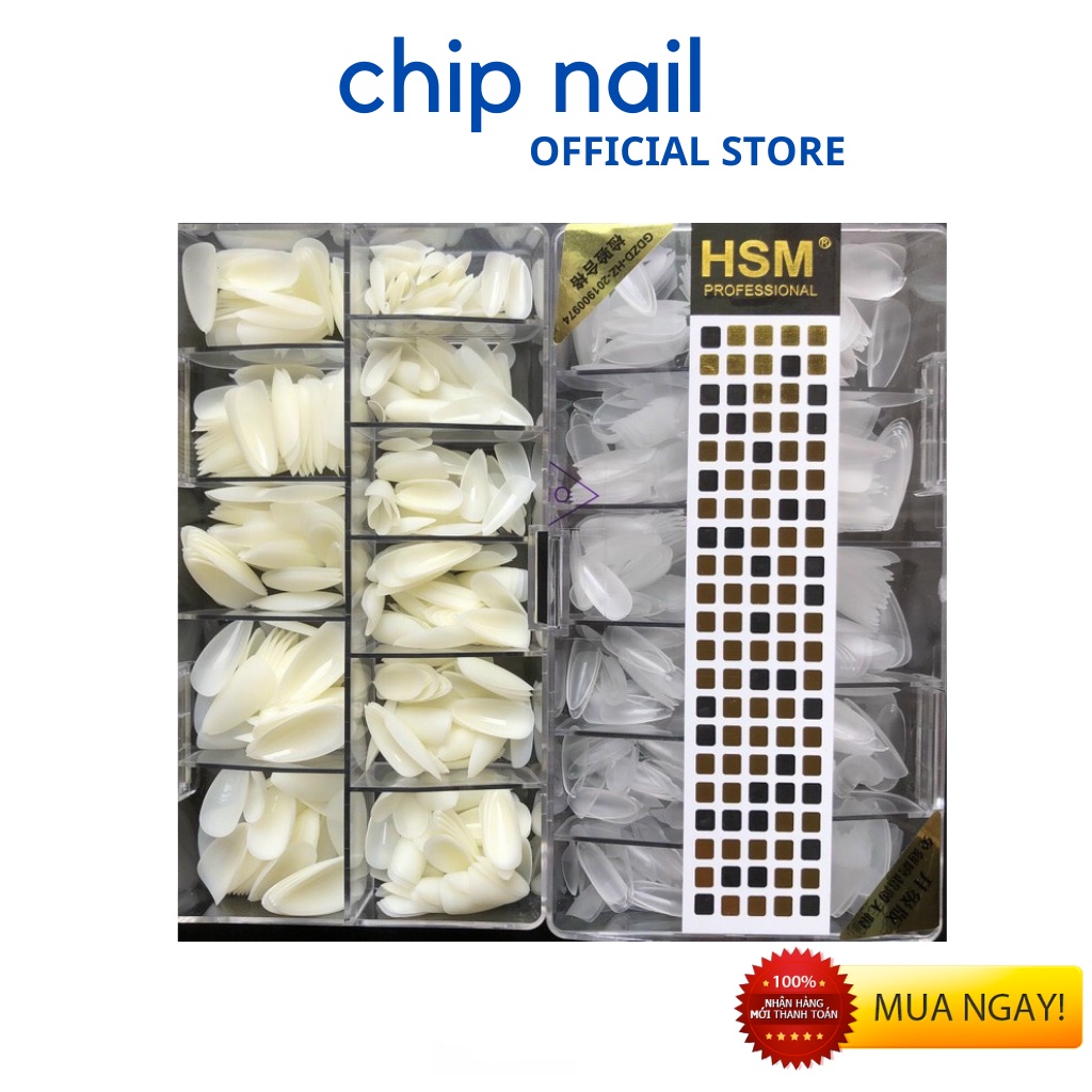 Móng úp nhám fom nhọn bầu HSM chuẩn phom