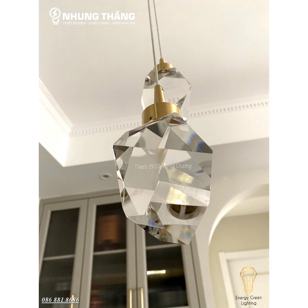 Đèn Thả Pha Lê Thủy Tinh Cao Cấp DGT-888 - Decor Phong Cách Sang Trọng - Kiểu Dáng Hiện Đại ,Độc Đáo
