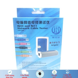 Bộ test dây mạng RJ45, RJ11  tặng kèm pin