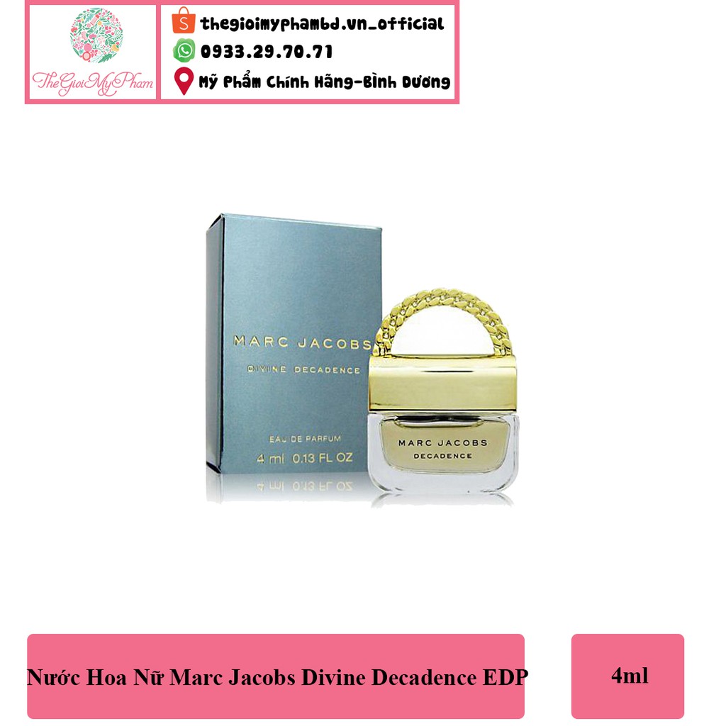 Nước hoa nữ Marc Jacobs Decadence Edp 4ml