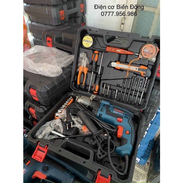 🎁 FREESHIP 🎁 Máy khoan Valy Bosch GSB 13RE full đồ nghề chuyên dùng để khoan sắt, tường, gỗ, tôn, bắn vít