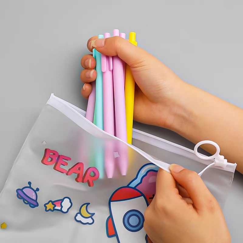 Túi đựng bút, túi đựng đồ trang điểm tiện dụng hoạ tiết dễ thương