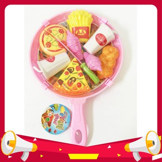 ĐỒ CHƠI TRẺ EM - CHẢO BÁNH PIZZA VÀ KEM - kingtoys99