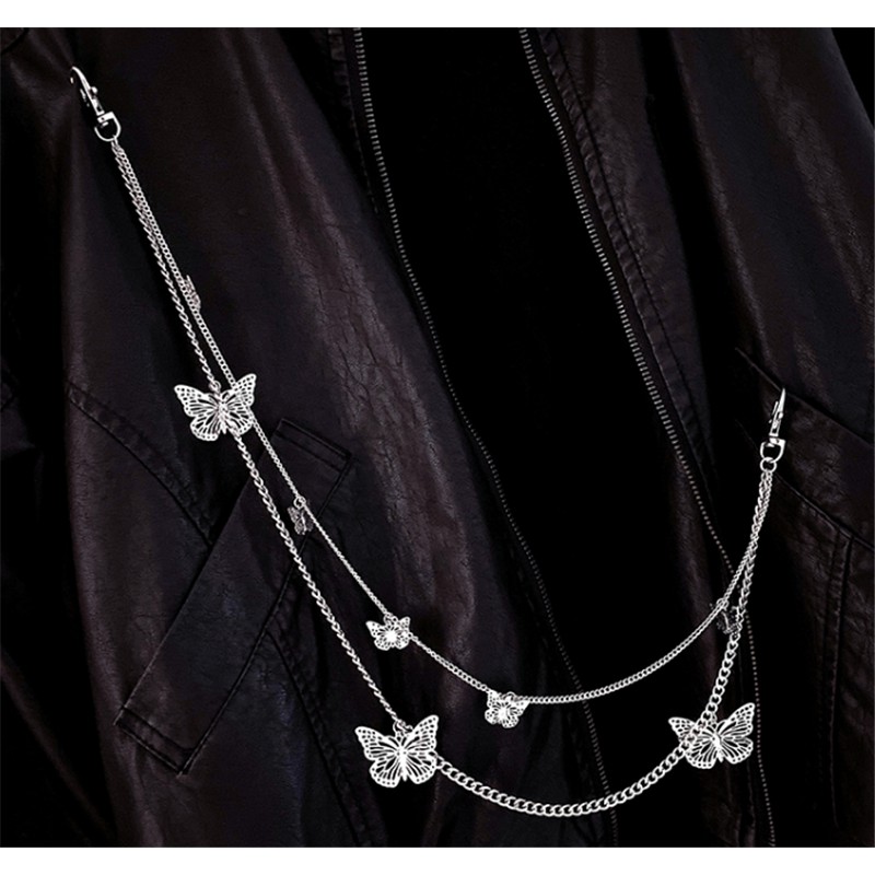 Dây xích hình bướm trang trí lưng quần 22291