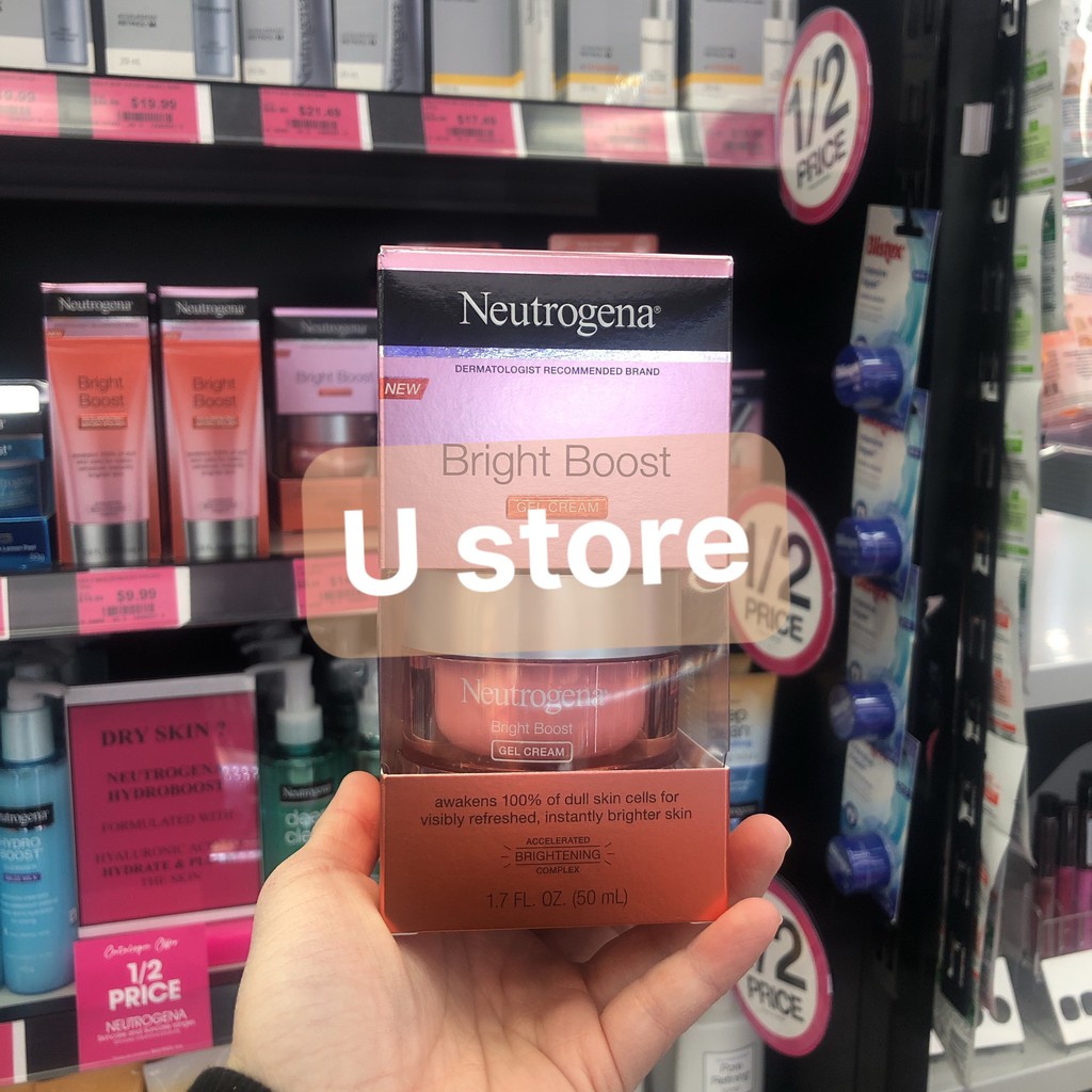 Kem dưỡng ẩm làm sáng da Neutrogena Bright Boost Gel cream 50ml