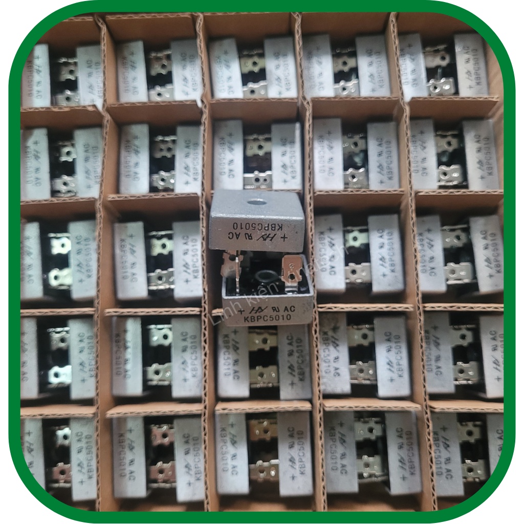 Cầu diode chỉnh lưu 4 chân Cầu diode KBPC5010 50A 1000V hàng mới