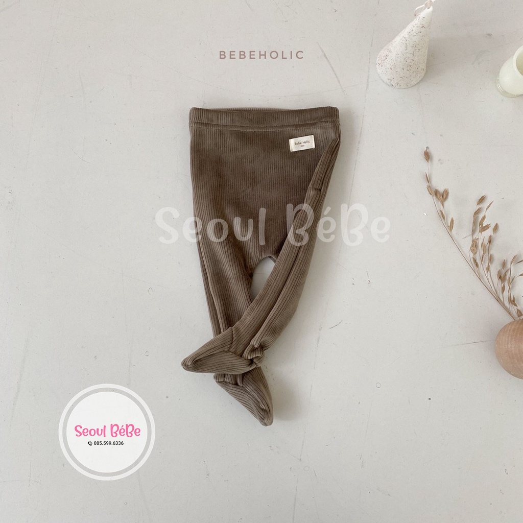 Quần liền bàn Mink foot legging Bebeholic made in Korea