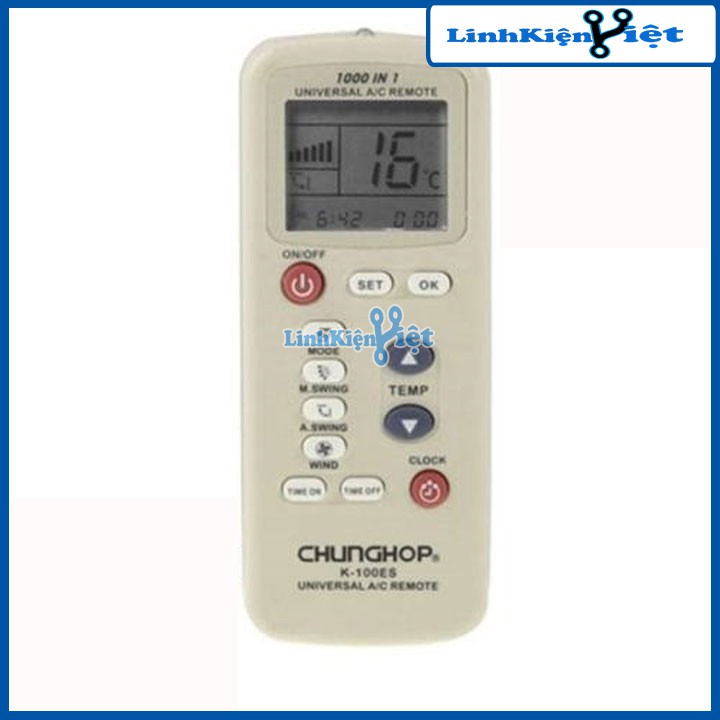 Điều Khiển Điều Hòa CHUNGHOP Đa Năng K-100ES - BH 1 tháng