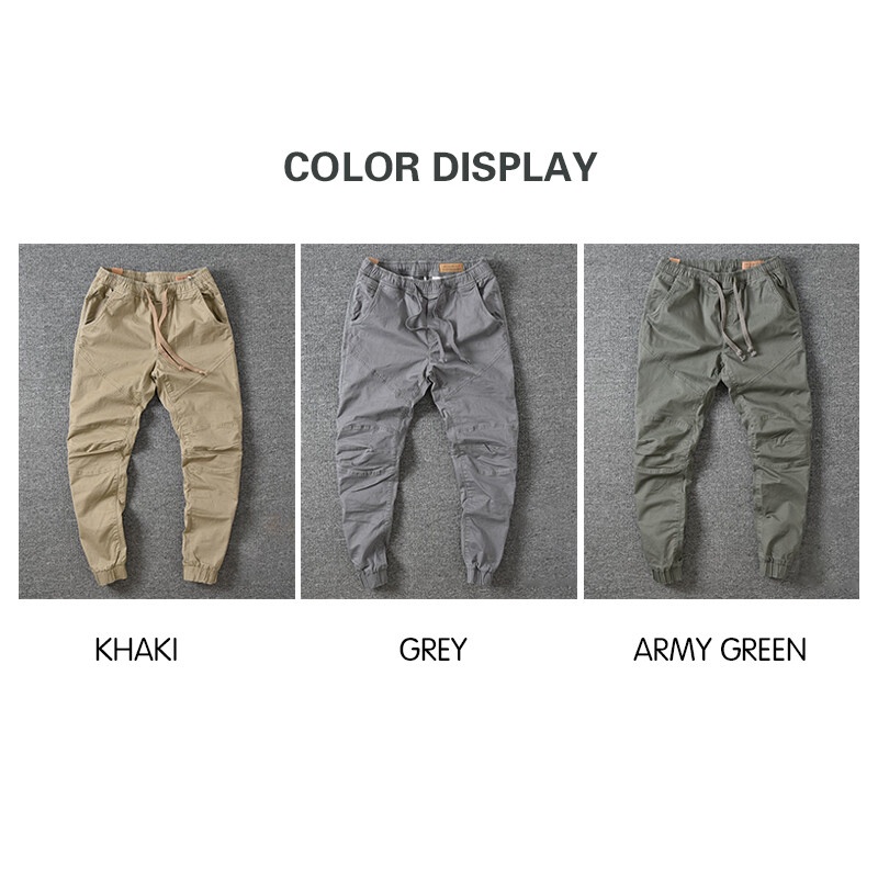 Quần dài nam AOKANG lưng thun màu sắc đơn giản thời trang