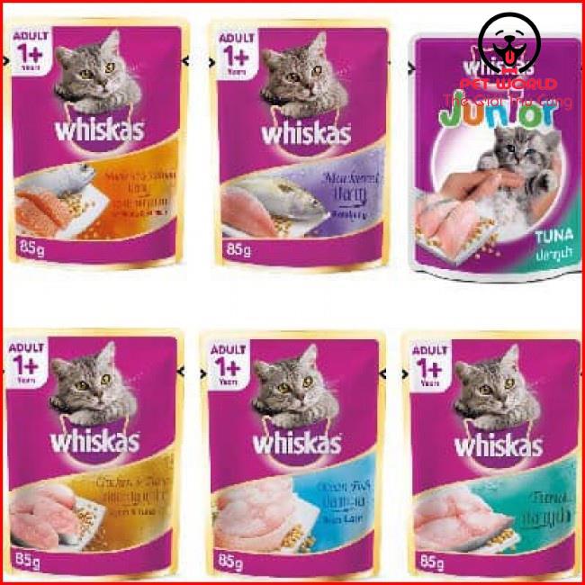 Pate dành cho Mèo Whiskas 80g đủ vị