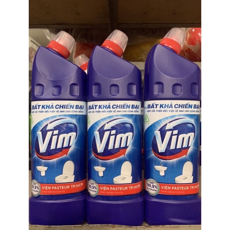 Nước tẩy bồn cầu Vim chai 880ml