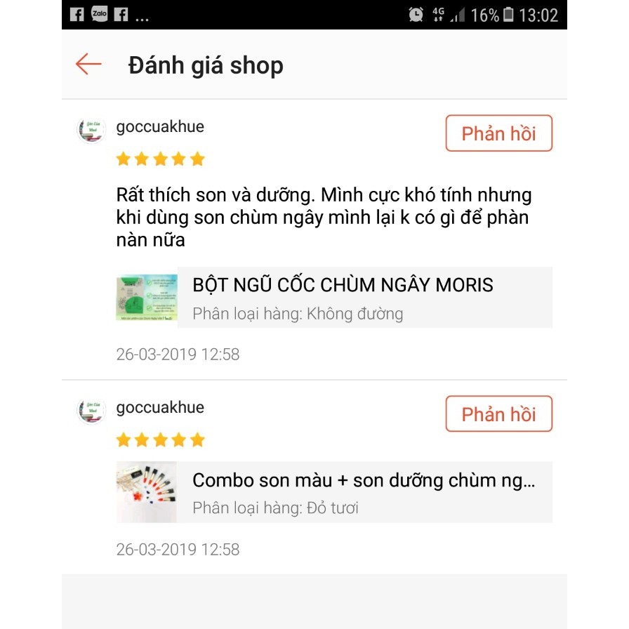 Son màu chùm ngây Moris handmade loại nhỏ (3gr)