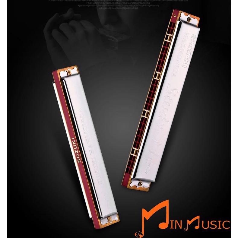 Kèn Harmonica Suzuki STUDY24 24 Lỗ I Hàng Chính Hãng
