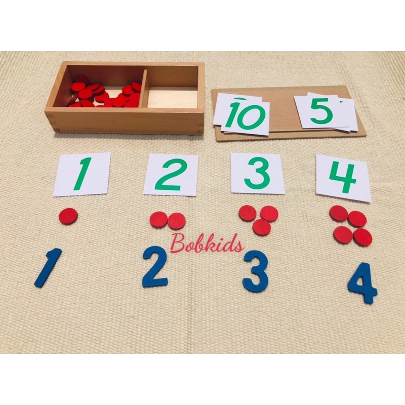 số và chấm montessori -ảnh thật