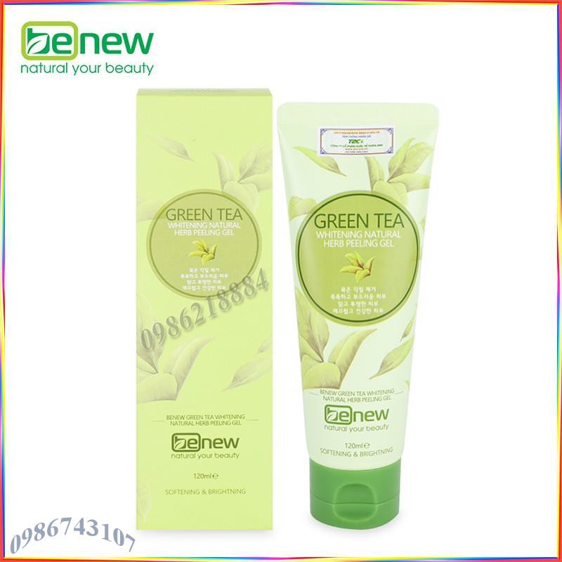 Tẩy da chết trà xanh Benew Green Tea Peeling Gel AP95