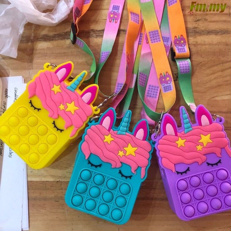 (MớI) Đồ Chơi Fidget Spinner HìNh NgựA Unicorn NhiềU MàU SắC, GiúP GiảM