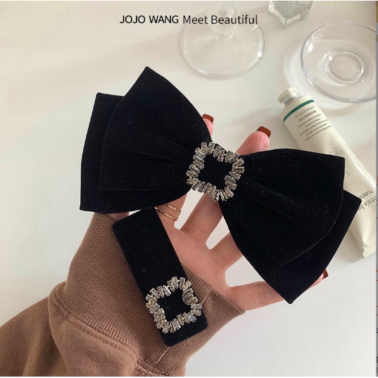 Larosa: Kẹp tóc và nơ đính đá phong cách Hàn Quốc [PKT098]