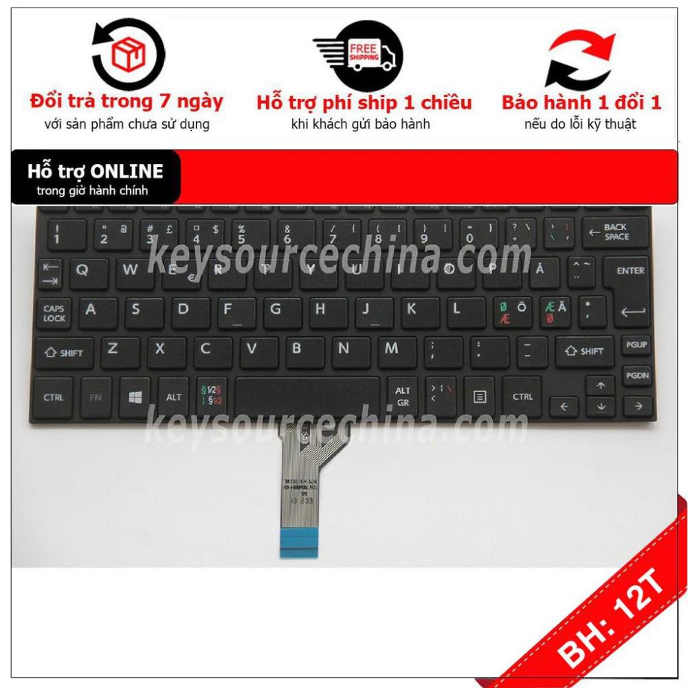BH12TH]  BÀN PHÍM LAPTOP TOSHIBA NB10 dùng cho Satellite NB10, NSK-TW3SU, L15W L15W-B