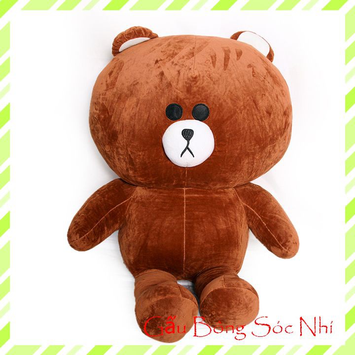 Gấu Bông Brown Size 90cm 💥 FREESHIP 💥 Gấu Bông Sóc Nhí - Gấu bông Brown cao cấp