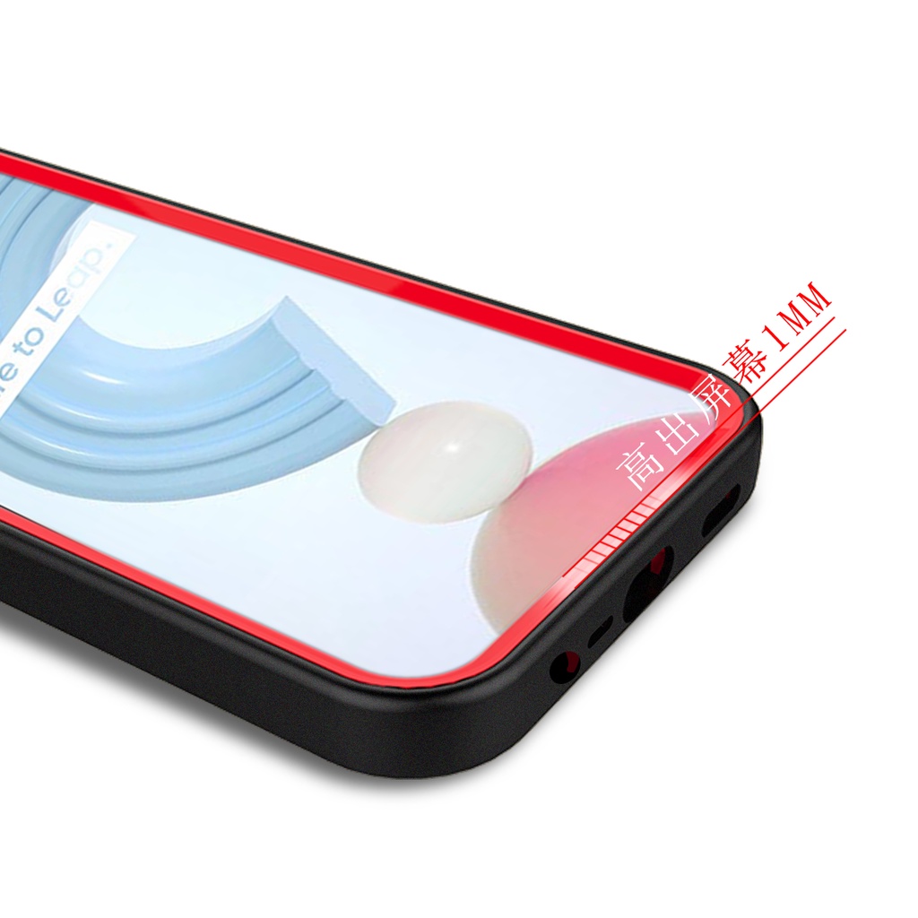 Ốp Điện Thoại Silicone Hai Màu Kẹo Cho Realme C21Y C25Y C12 C25 C25S C11 2021 C20 C20A C21