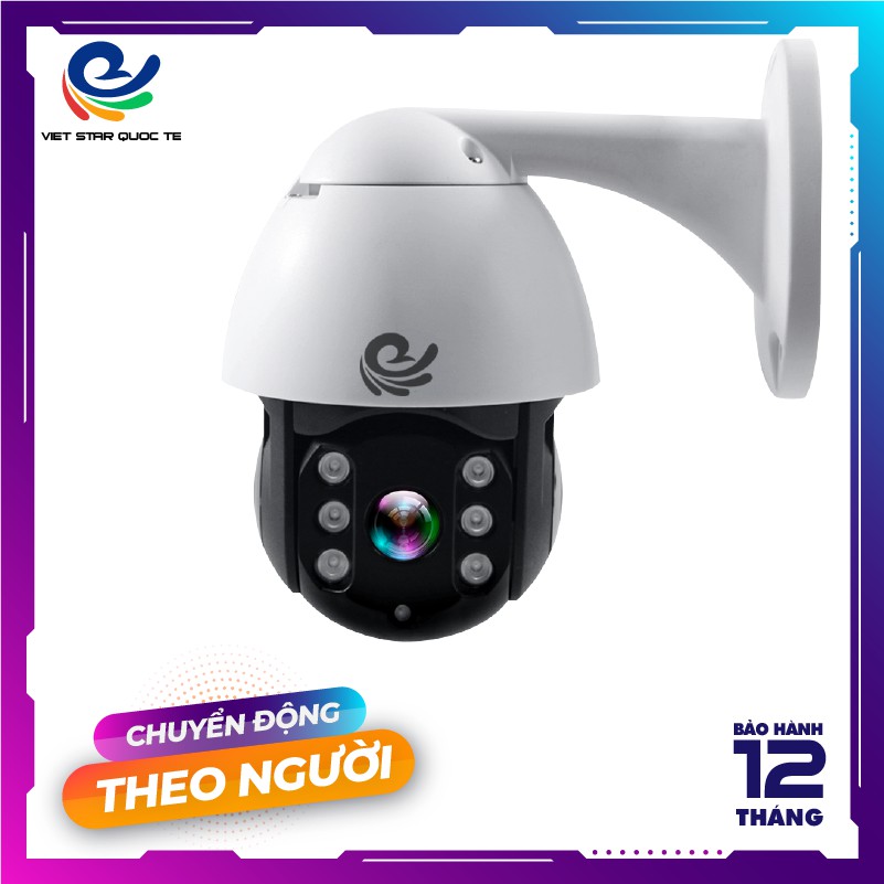 Camera Wifi Thương Hiệu Việt Star Quốc Tế CC8021 - Xoay Theo Chuyển Động -Bảo Hành 12 Tháng