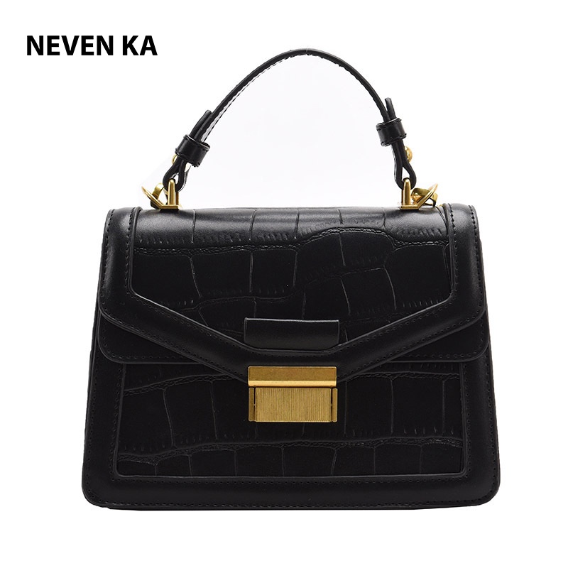 Túi Đeo Chéo Nắp Vát Da Vân Rắn Phong Cách Trẻ Trung NEVENKA N0020