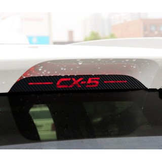 Tem decal carbon 3D dán đèn phanh kính sau xe ô tô CX-5