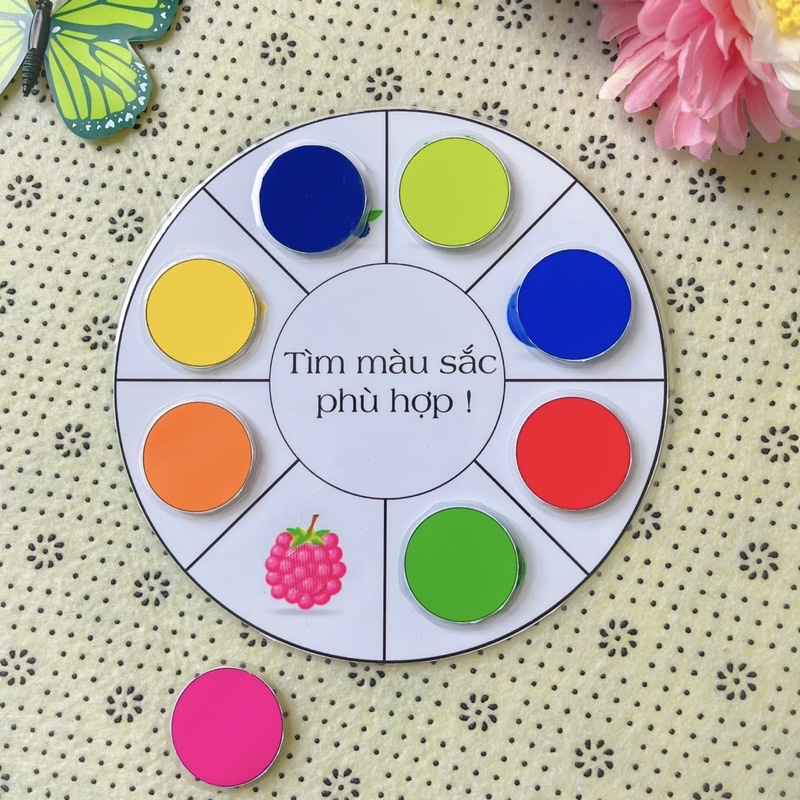 Học liệu Hình tròn tư duy, giúp bé phát triển tư duy logic