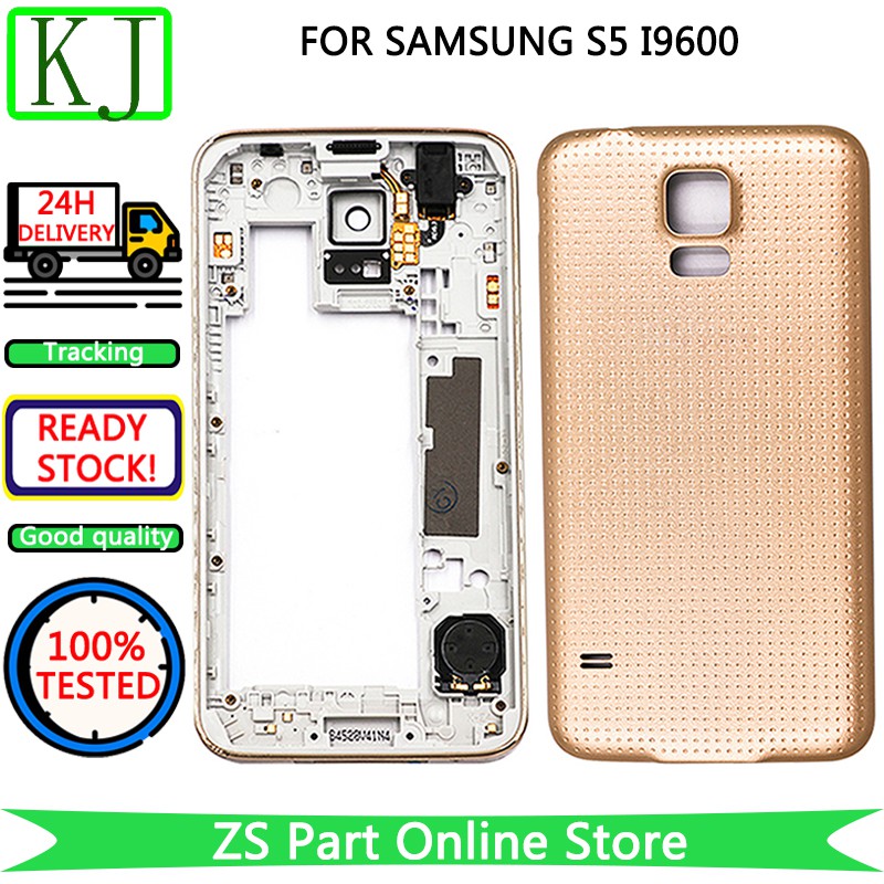 Nắp lưng đậy pin + khung giữa cho Samsung Galaxy S5 i9600