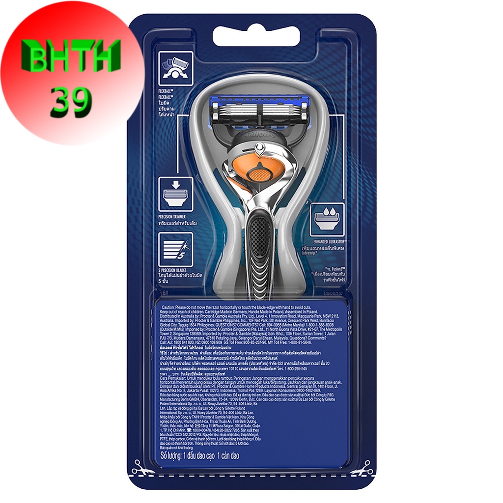 Dao cạo râu Gillette Fusion Proglide Flexball 5 lưỡi