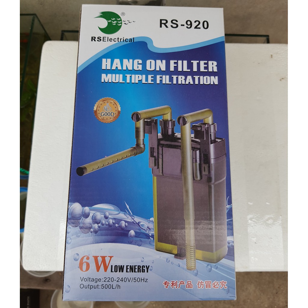 Máy lọc bể cá dạng treo cho bể cá cỡ to RS 920 (Chỉ ship hà nội)