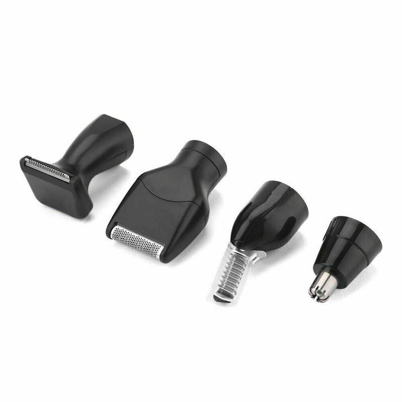 Máy Cạo Râu Tỉa Lông Mũi Cắt Tóc Kemei 6630 4 Trong 1 Sạc USB