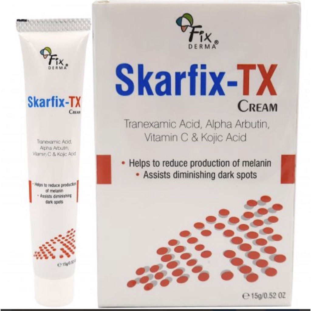 ✅CHÍNH HÃNG Skarfix Plus Cream & SkarfixTX - Sáng Da, Giảm Thâm Nám 15g