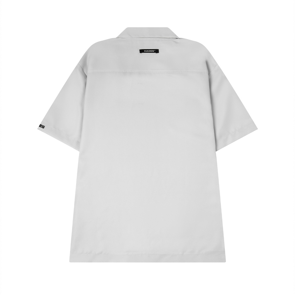 Áo Sơ Mi Tay Lỡ Unisex SHROUD Vải Kate Silk - HADES Brand Chính Hãng