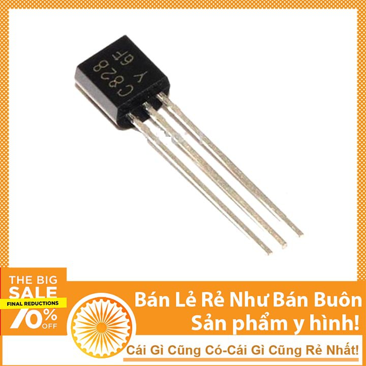 Combo 2 Transistor C828 TO-92 30V 0.1A NPN